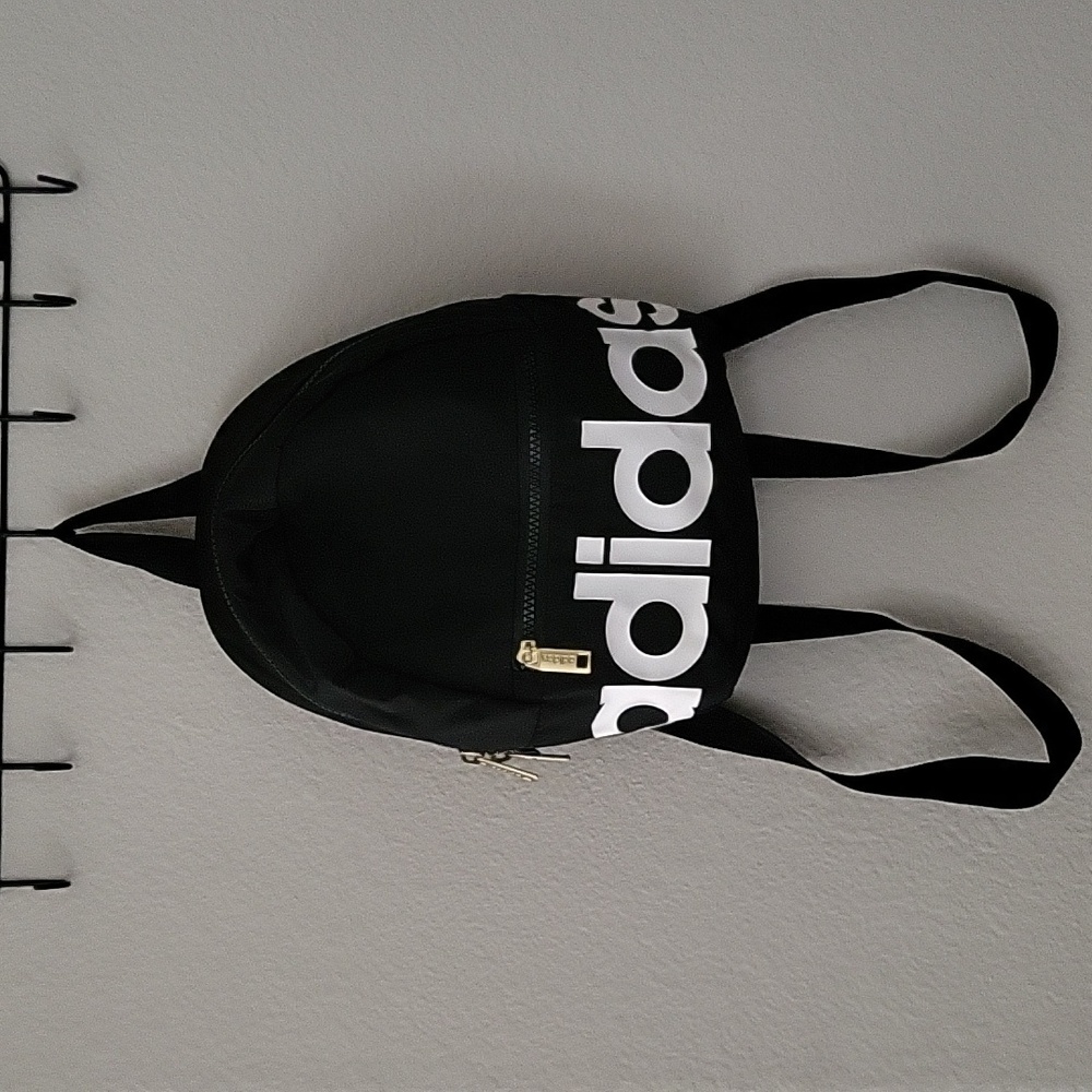Black and white print mini backpack